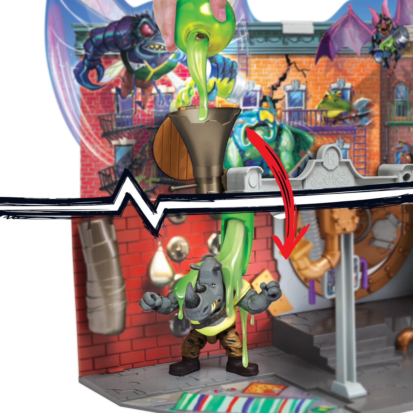 Mutant Mayhem Sewer Lair Playset
