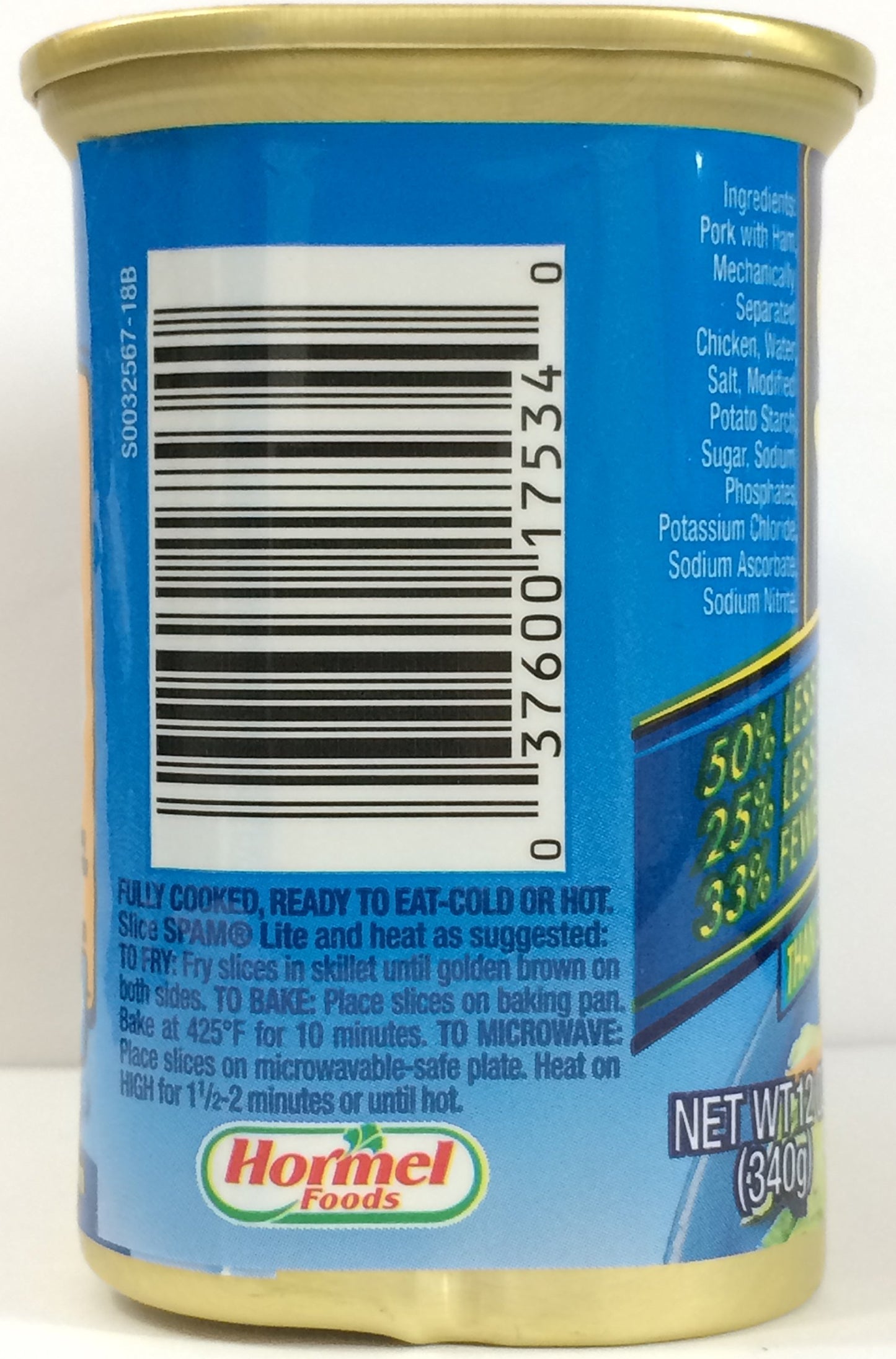 SPAM Lite, 12-Ounce Cans (Pack of 12) (BB Aug 2028)
