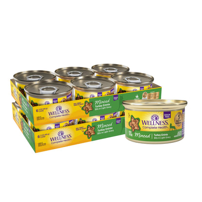 Wellness Complete Health Adult Cat Food Turkey 3oz 24pk (Best By 12/09/2027)