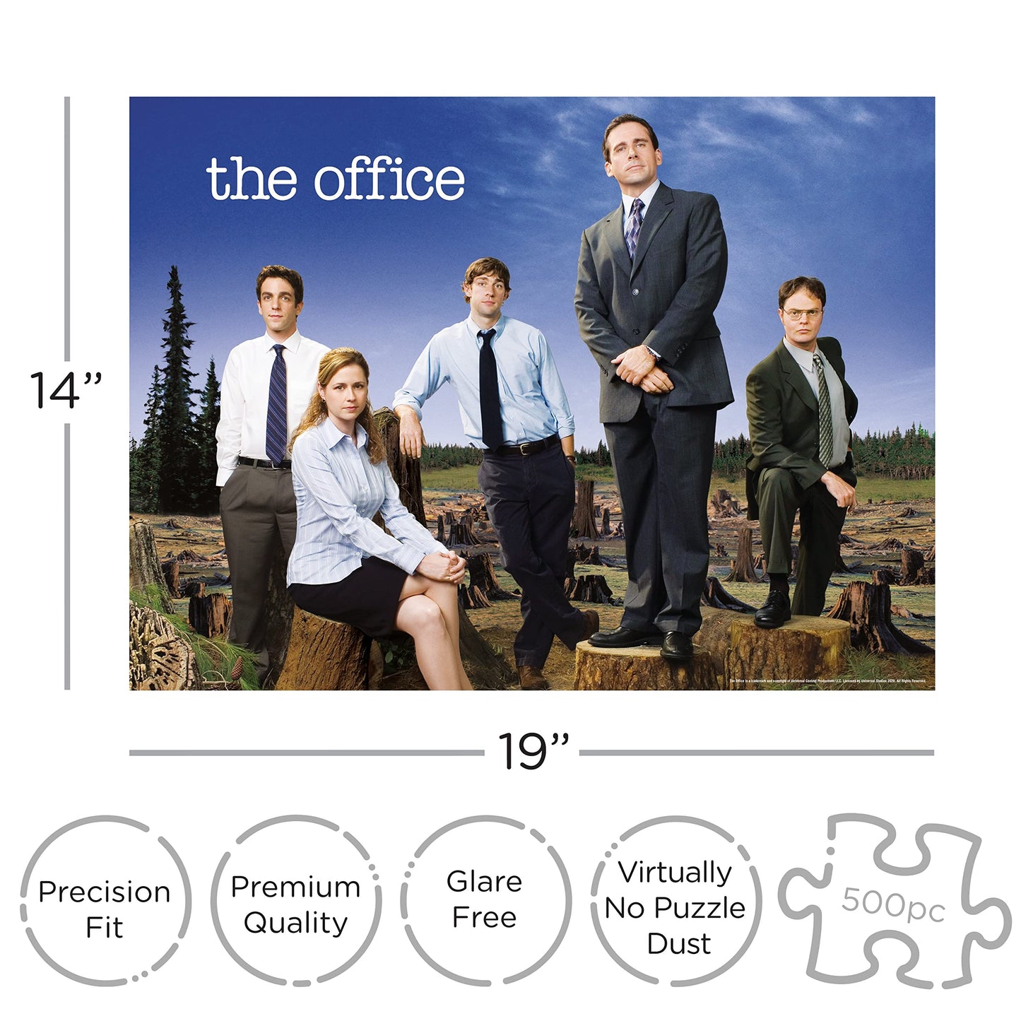 AQUARIUS The Office 500 Piece Jigsaw Puzzle