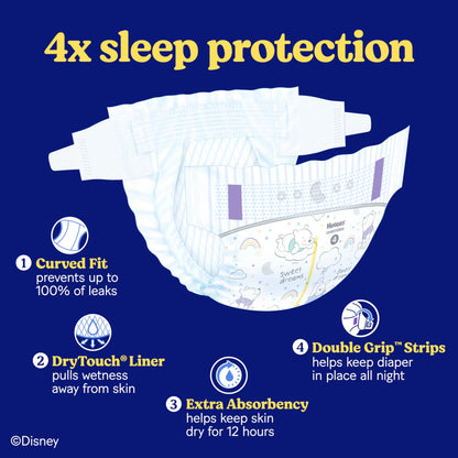 Huggies 7 Overnight Diapers (41+ lbs), 36 Ct