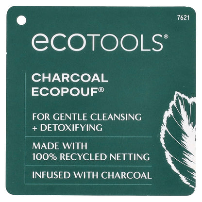 Ecotools Delicate EcoPouf Charcoal, 1 CT