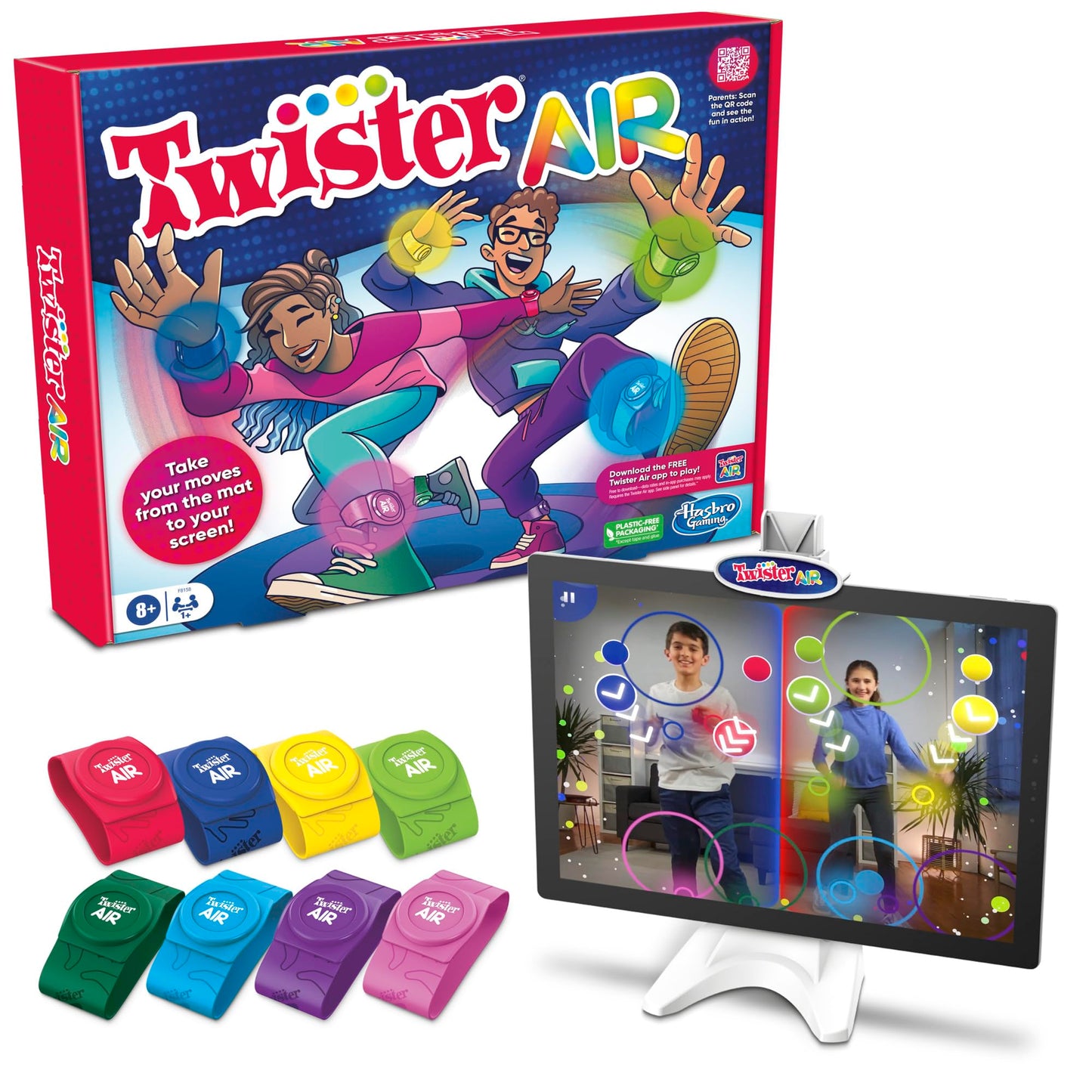 Hasbro Twister Air AR Game with Bands