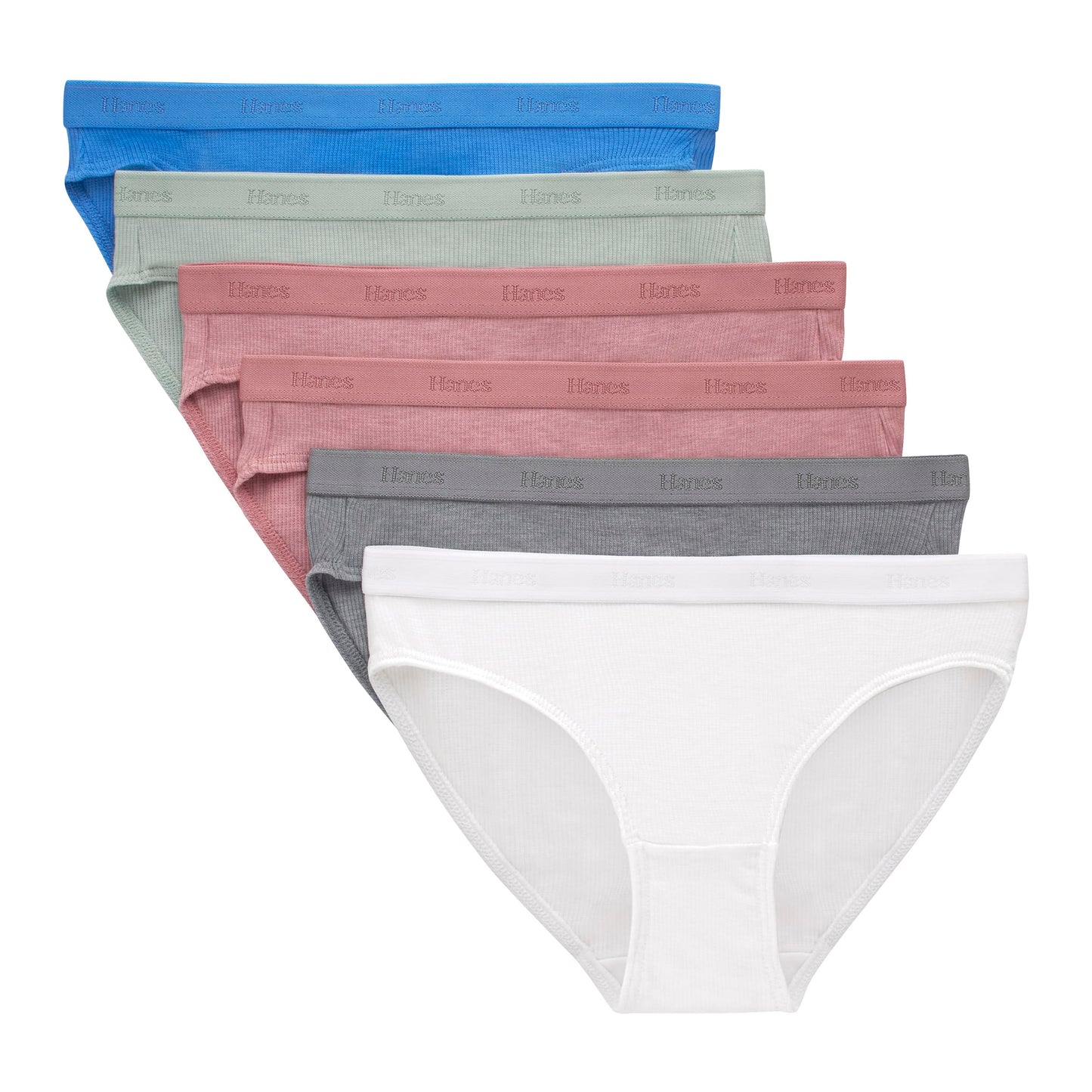Hanes Girls' Bikini Underwear 5-Pack Size 8