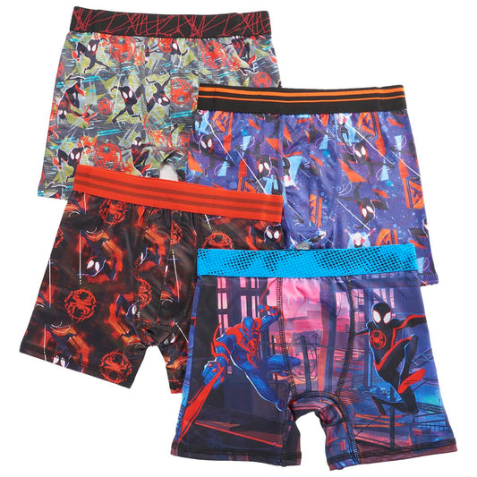 Boys' 4 - Spider-Man: Miles Morales 4pk Boxer Briefs