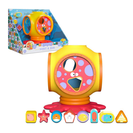 FAO Schwarz Sort & Sea Octupus Sorter - 9pc **BOX HAS SLIGHT DAMAGES**