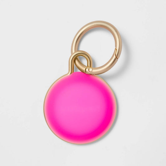 Apple AirTag Silicone Keychain - Heyday  Neon Pink