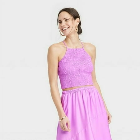 Women's XS Apron Tank Top - A New Day  Purple