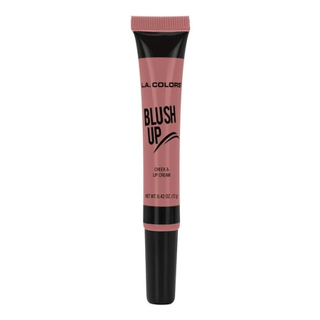 L.A. COLORS Blush, Cream Blush with Brush, Marvelous, Pink Shade, 0.42 fl oz