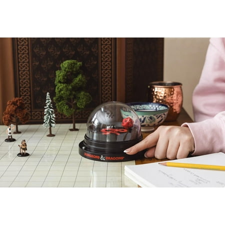 D&D Orb of Possibility Dice Roller with Silicone d20