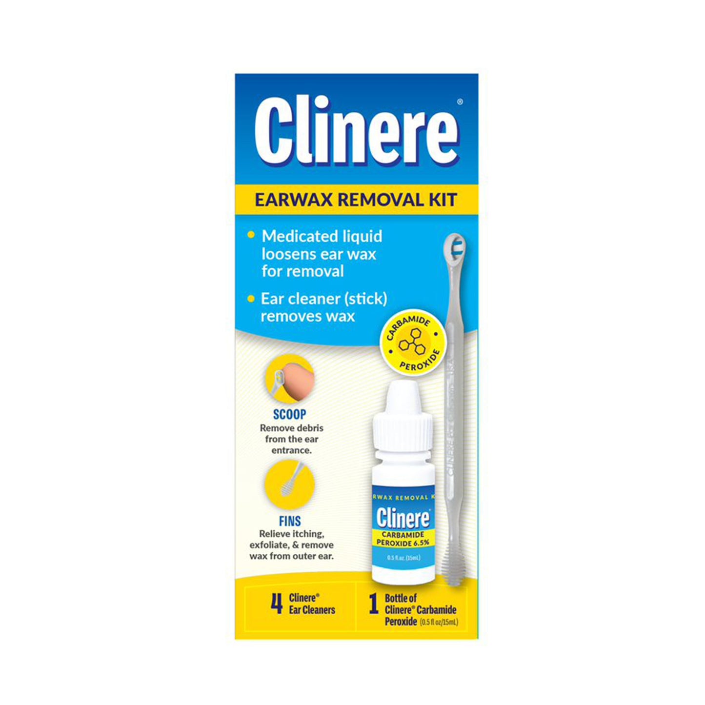 Clinere Earwax Removal Kit, .5 OZ *Packaging Damaged* *Exp 11/26*