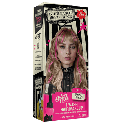 Splat One-Wash Temporary Hair Dye Beetlejuice Beetlejuice - Piercing Pink