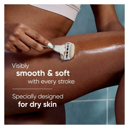 Venus MoistureGlide Women's Razor, Reusable Handle, 2 Razor Blade Refills and Shower Holder