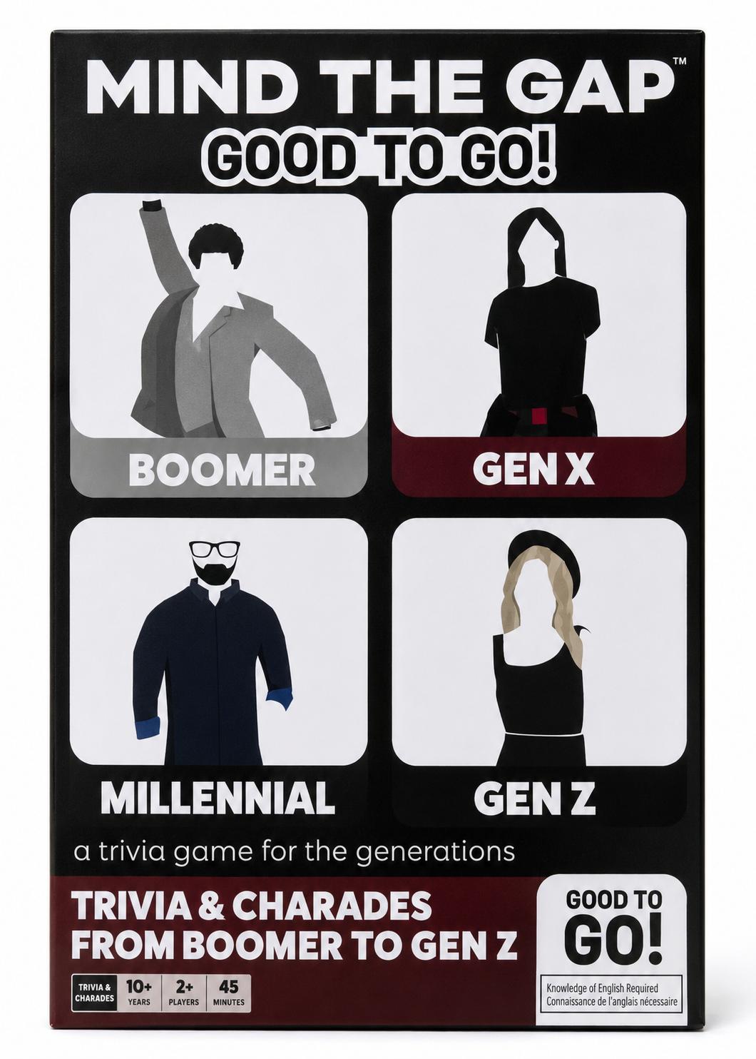 Spin Master Mind the Gap Good to Go Trivia & Charades Game