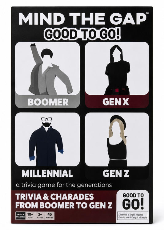 Spin Master Mind the Gap Good to Go Trivia & Charades Game