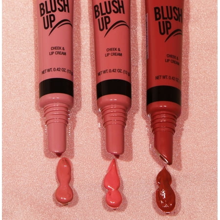 L.A. COLORS Blush, Cream Blush with Brush, Marvelous, Pink Shade, 0.42 fl oz