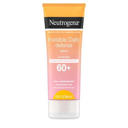 Neutrogena Invisible Daily Defense Sunscreen Lotion - SPF 60 - 3 fl oz (Exp: 09/26)