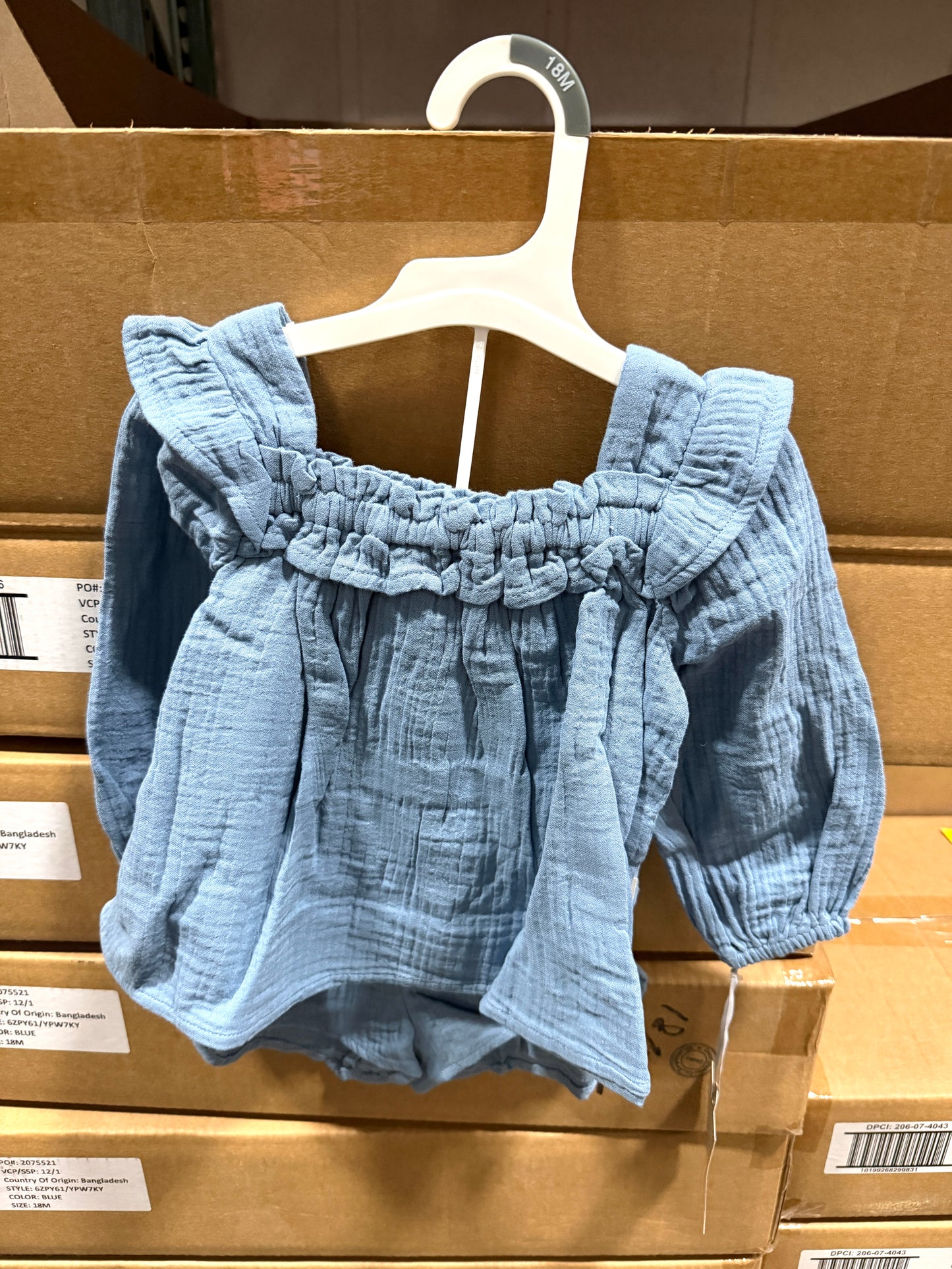 CASE OF 12 Girls 2pc Outfits 18months
