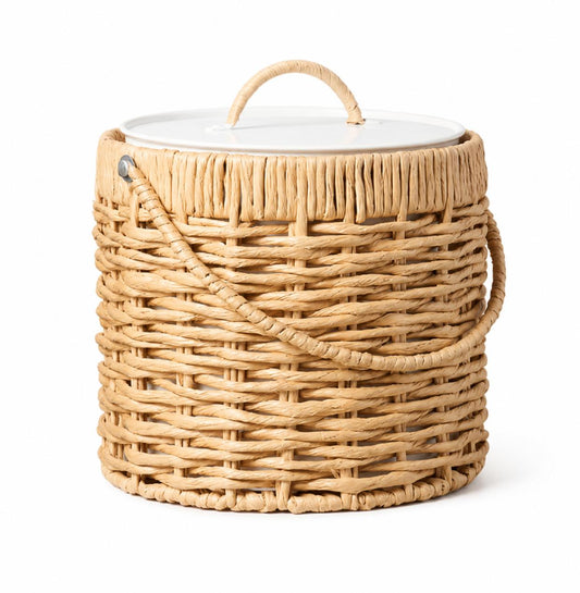 Metal Ice Bucket Woven in Paper - 3.5L - Hearth & Hand with Magnolia
