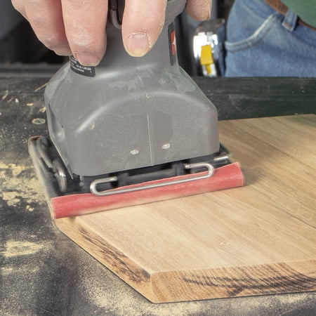 Gator 1/4 Inch 120 Grit Red Resin Sandpaper, 6 Pack