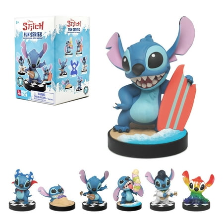 YuMe Disney Lilo & Stitch Fun Series Hero Box - Single 3 Mystery Collectible Character Figurine Hawaiian Adventure Gift for Kids 8+ *Damaged Box*