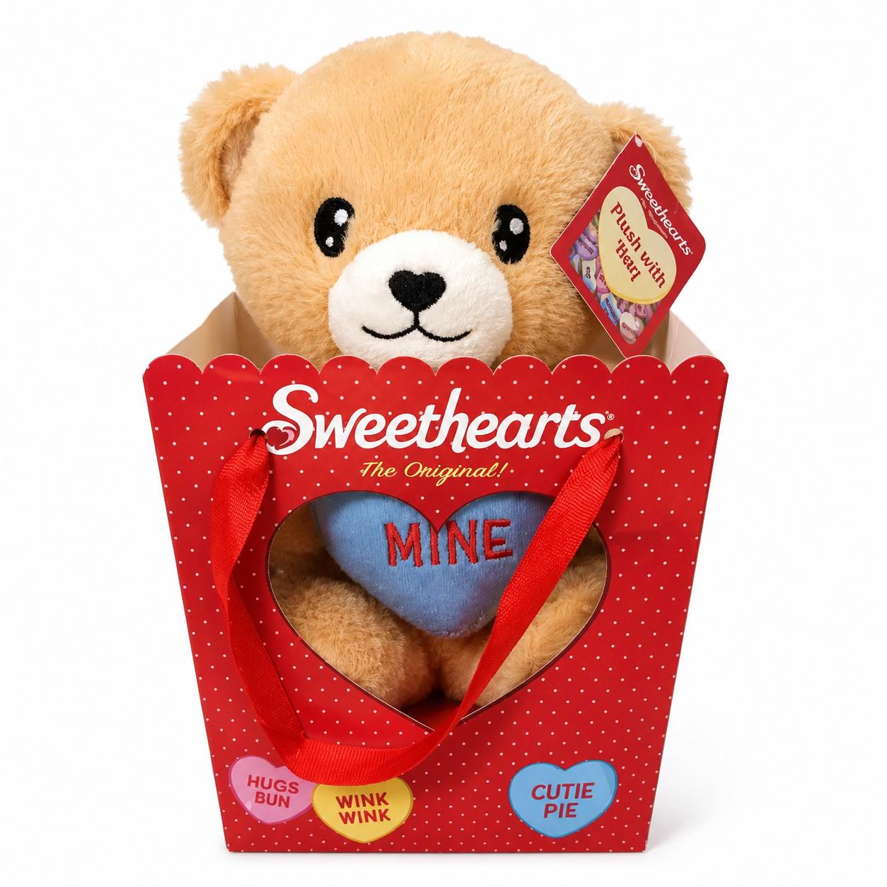 Sweethearts Plush Bear With Bag Valentine's Day Love & Hearts Gift