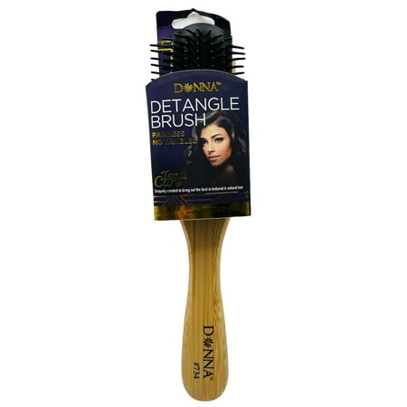 Donna Wood Detangle Brush Flexible Bristles Texture Care