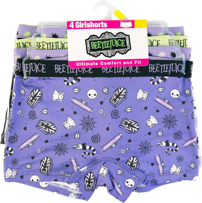 Girls' 6 - Beetlejuice 4pk Underwear