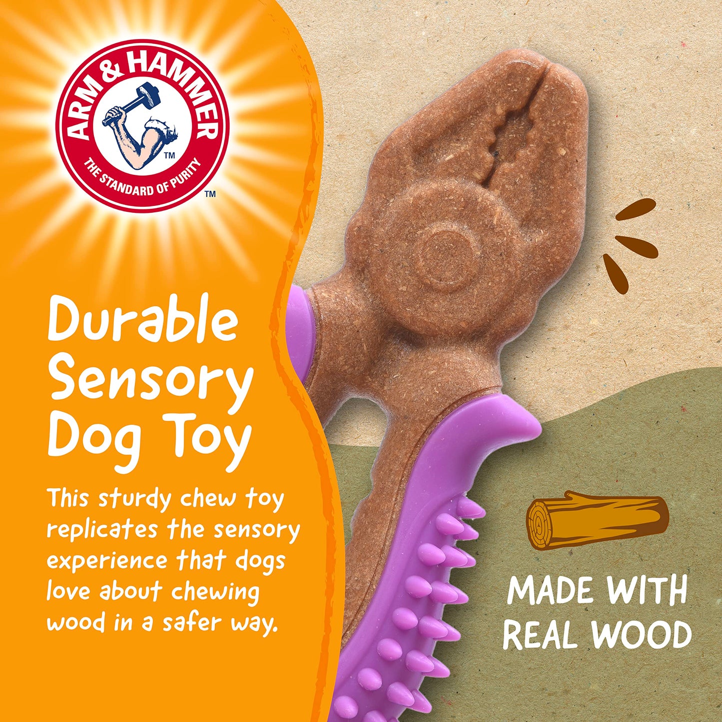 Wood Blend Pliers Chew Toy for Dogs