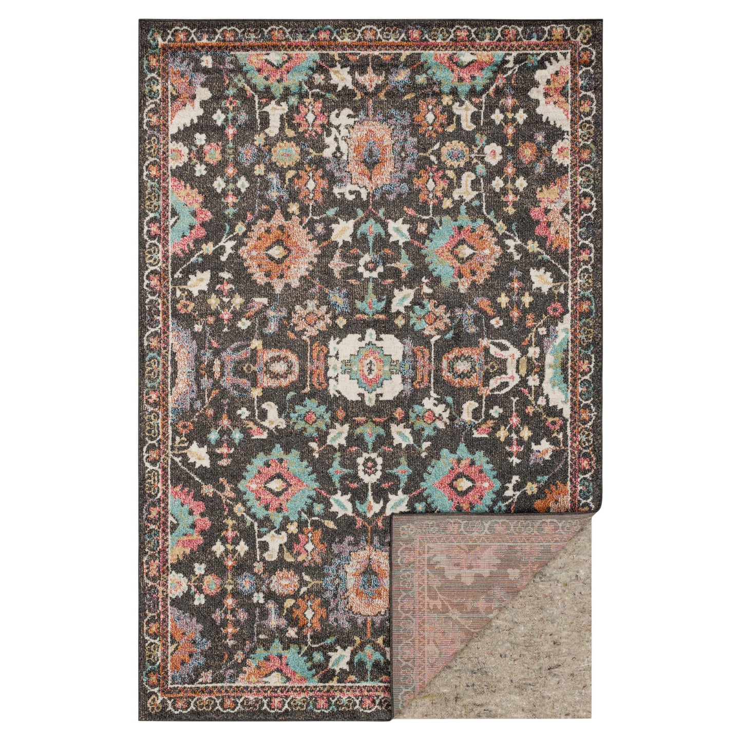 Mohawk Home Non Slip Rug Pad 3' x 12'- 1/4" Thick Felt + Latex Rubber Gripper