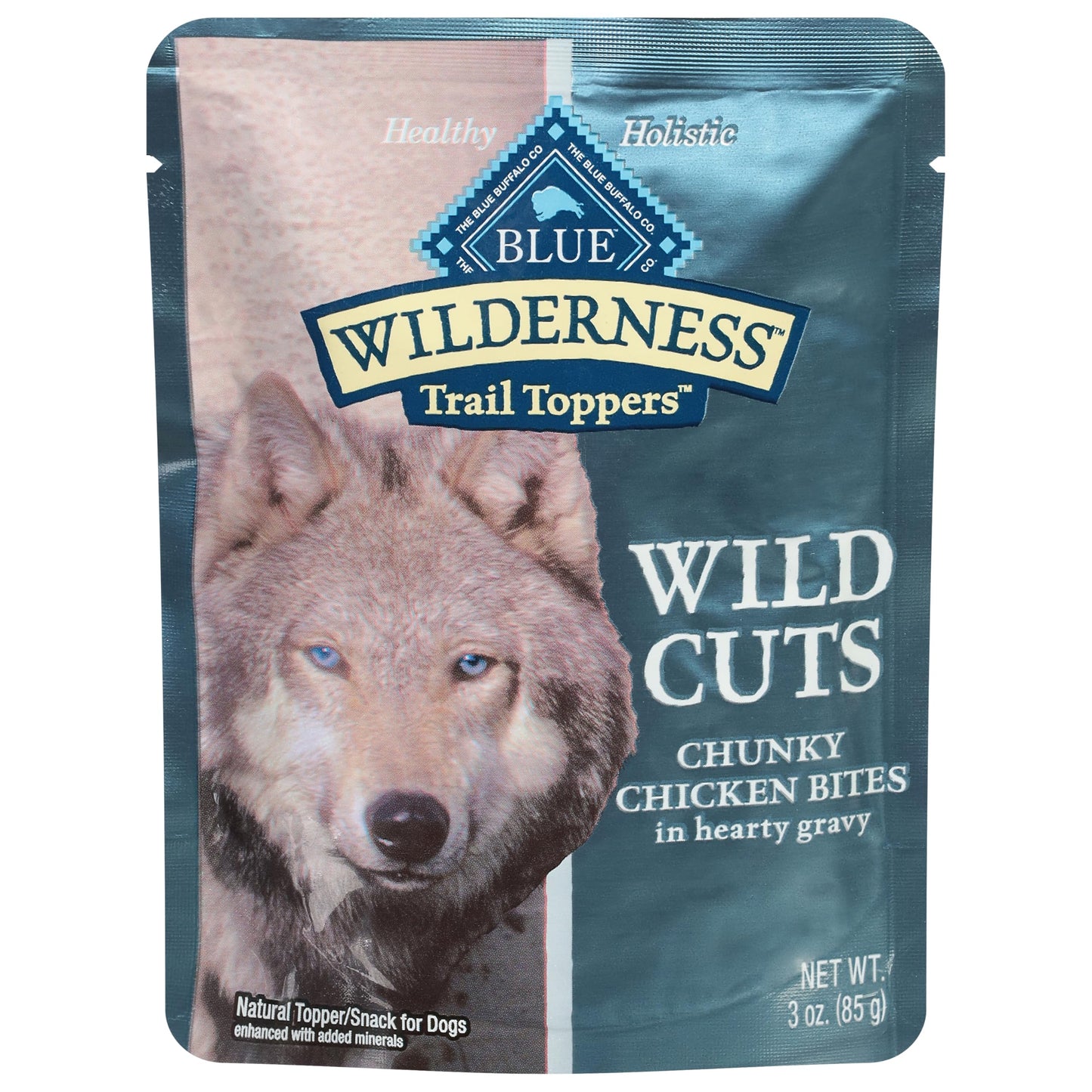 Blue Buffalo Wilderness Wild Cuts Trail Toppers: Chunky Chicken Bites in Hearty Gravy (Best By 5/28/2026)