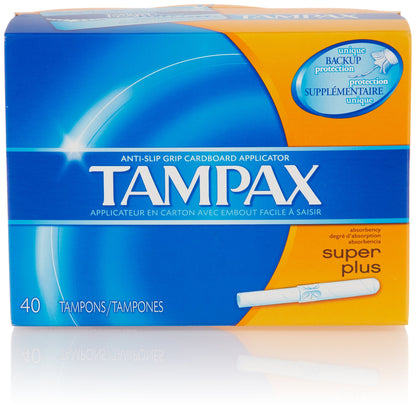Tampax Super Plus Tampons 40 ct