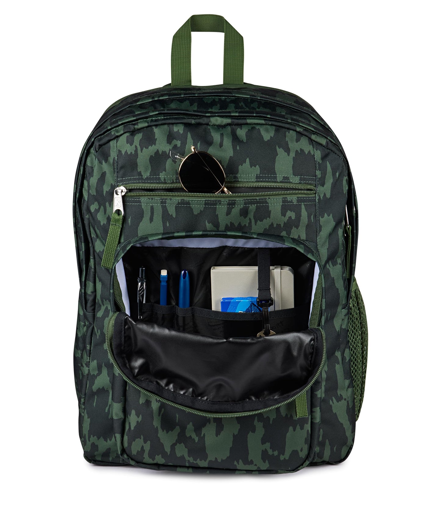 JanSport Laptop Backpack - Computer Bag with 2 Compartments, Ergonomic Shoulder Straps, 15” - Camo Illusion