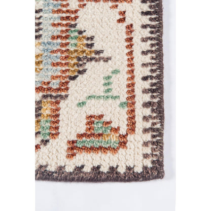 Momeni Ophelia Medallion Hand Knotted Brown Area Rug 5' X 8'