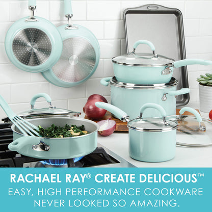 Rachael Ray Nonstick Cookware Pots and Pans Set