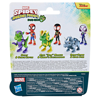 Marvel Spidey Dino-Webs Spidey & Goblin Raptor Figure Set