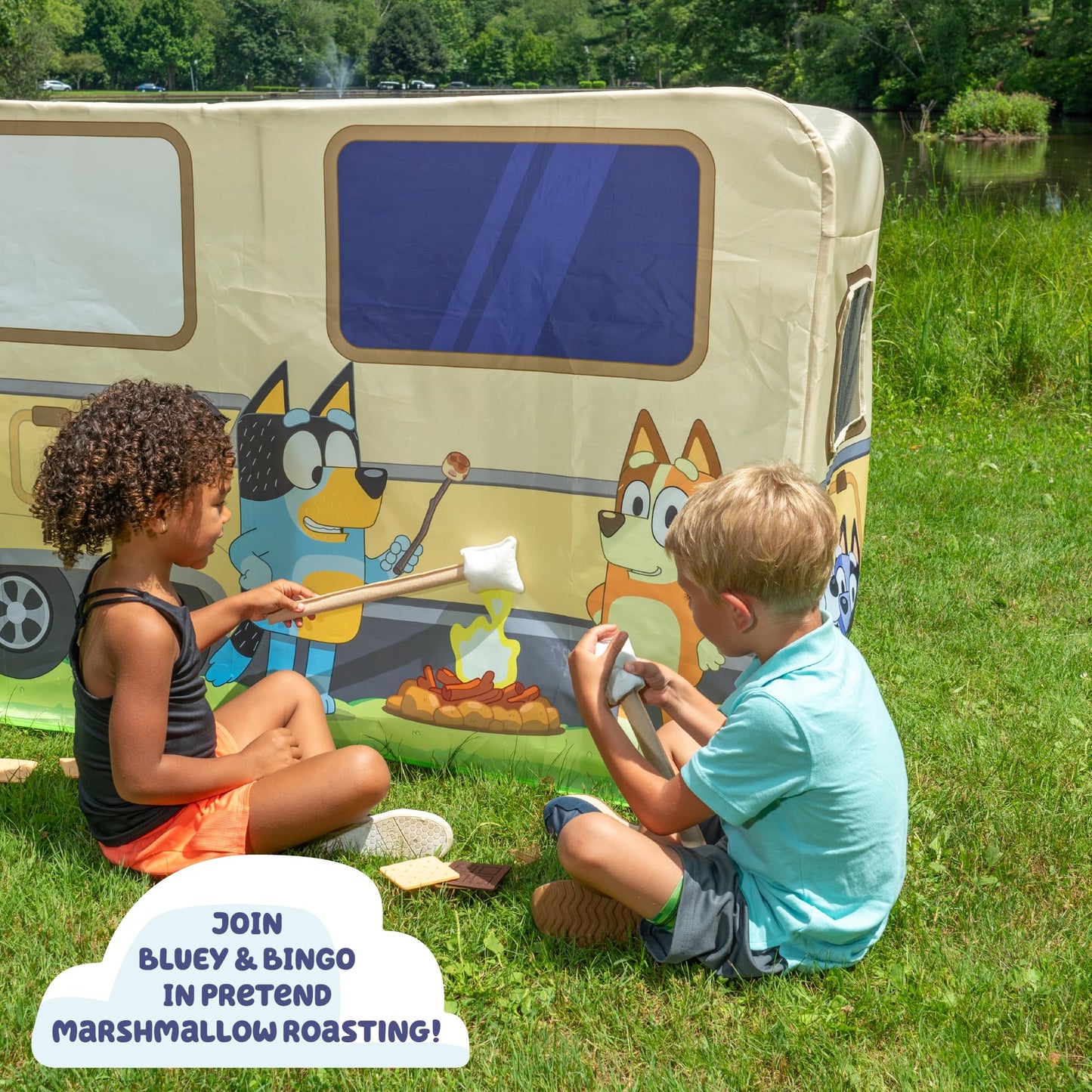 BLUEY Camping Activity Fort