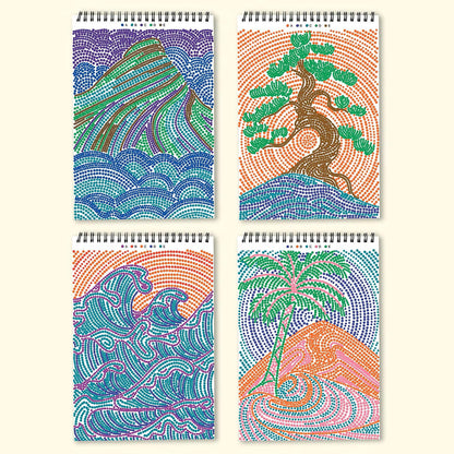 Lifelines Landscape Dots by LetterLifelines FlowArt