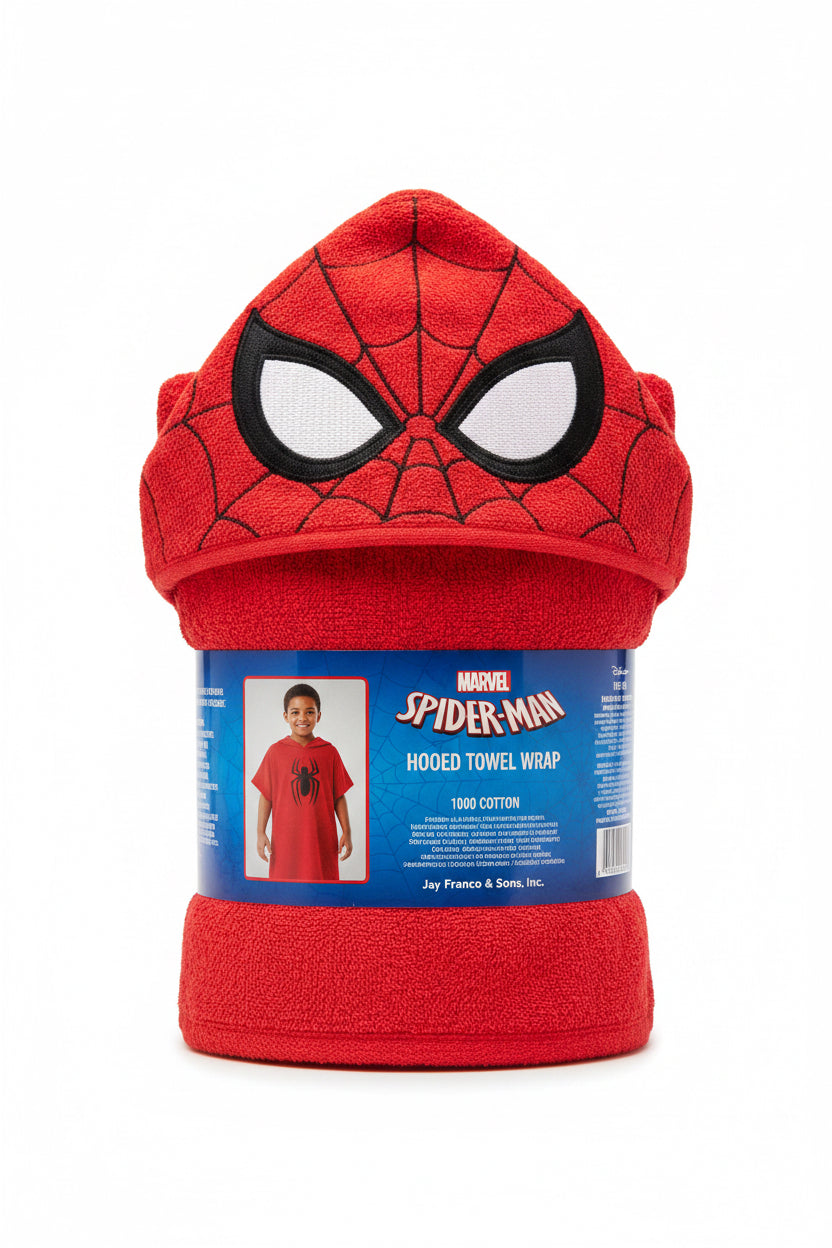 Marvel Comics Spider-Man Hooded Bath Towel