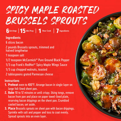 Frank’s RedHot Wing Sauce Spicy Maple (BB 7/13/27)