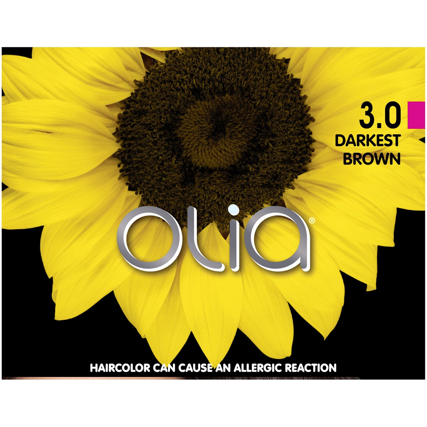 Asub Shop Garnier Olia Oil Powered Permanent Haircolor, 3.0 Darkest Brown