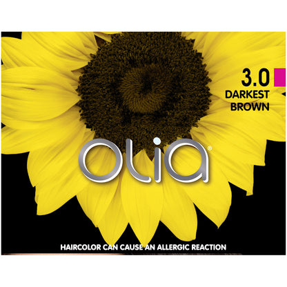 Asub Shop Garnier Olia Oil Powered Permanent Haircolor, 3.0 Darkest Brown