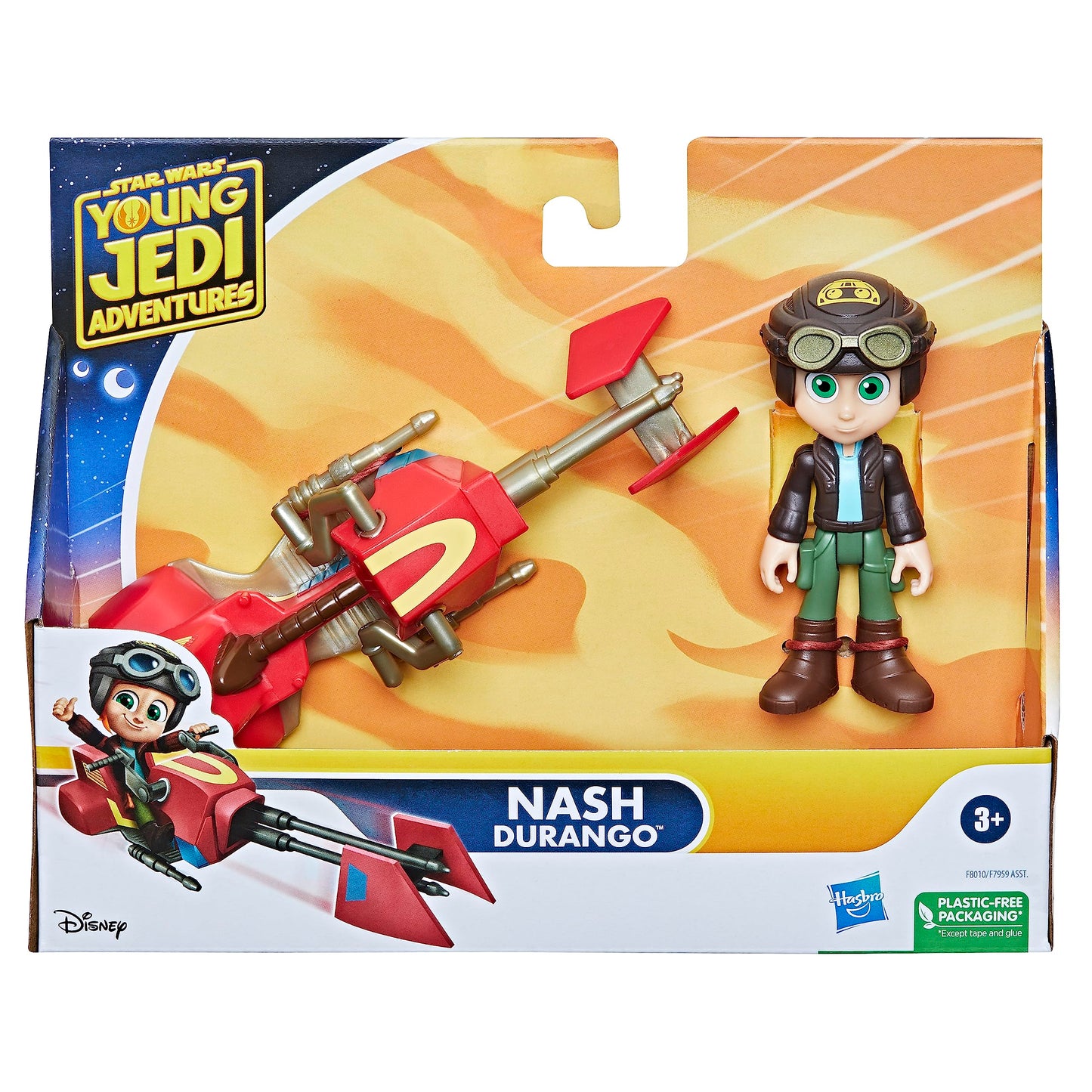 STAR WARS: Young Jedi Adventures Nash Durango Figure & Speeder Bike