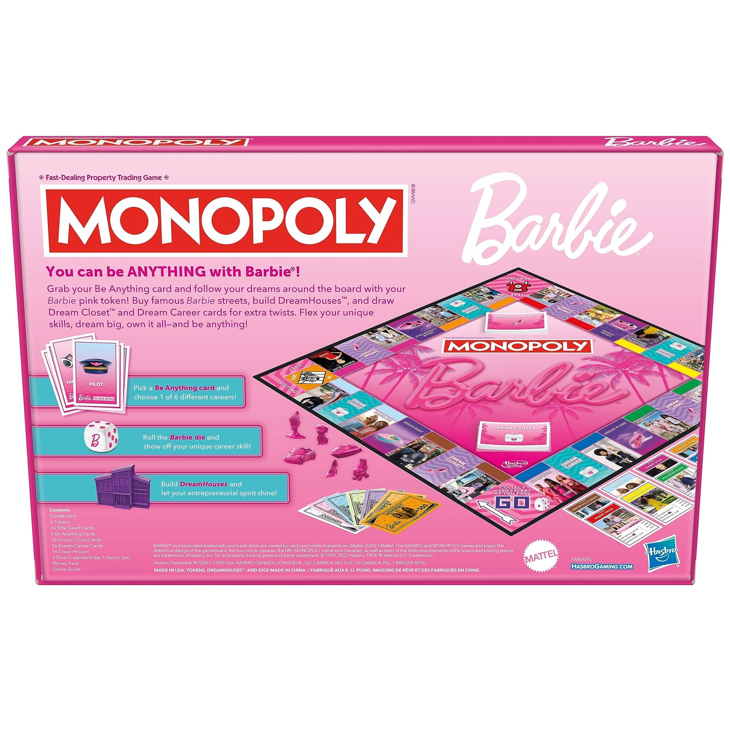 Monopoly: Barbie Edition Board Game