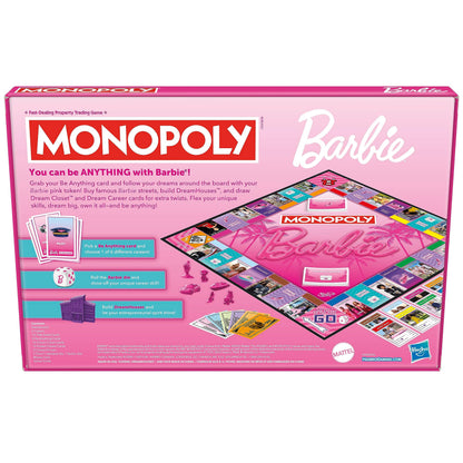 Monopoly: Barbie Edition Board Game