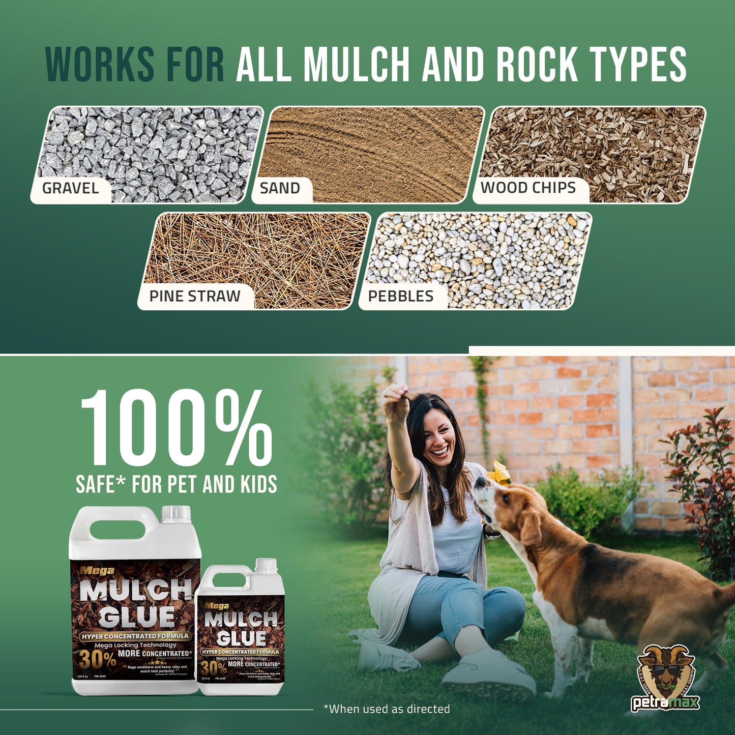 PetraMax Mega Mulch Glue 32 oz