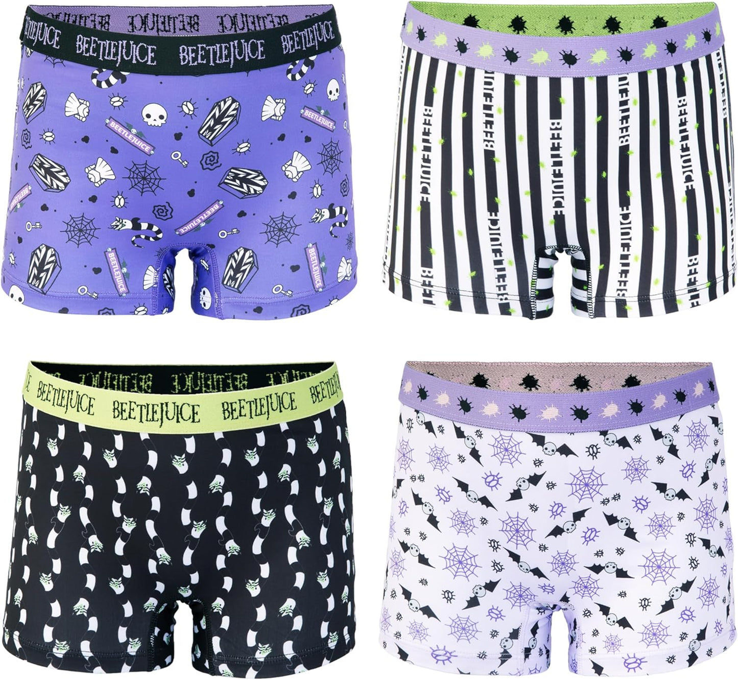Girls' 6 - Beetlejuice 4pk Underwear