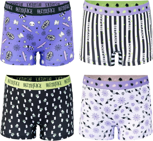 Girls' 6 - Beetlejuice 4pk Underwear