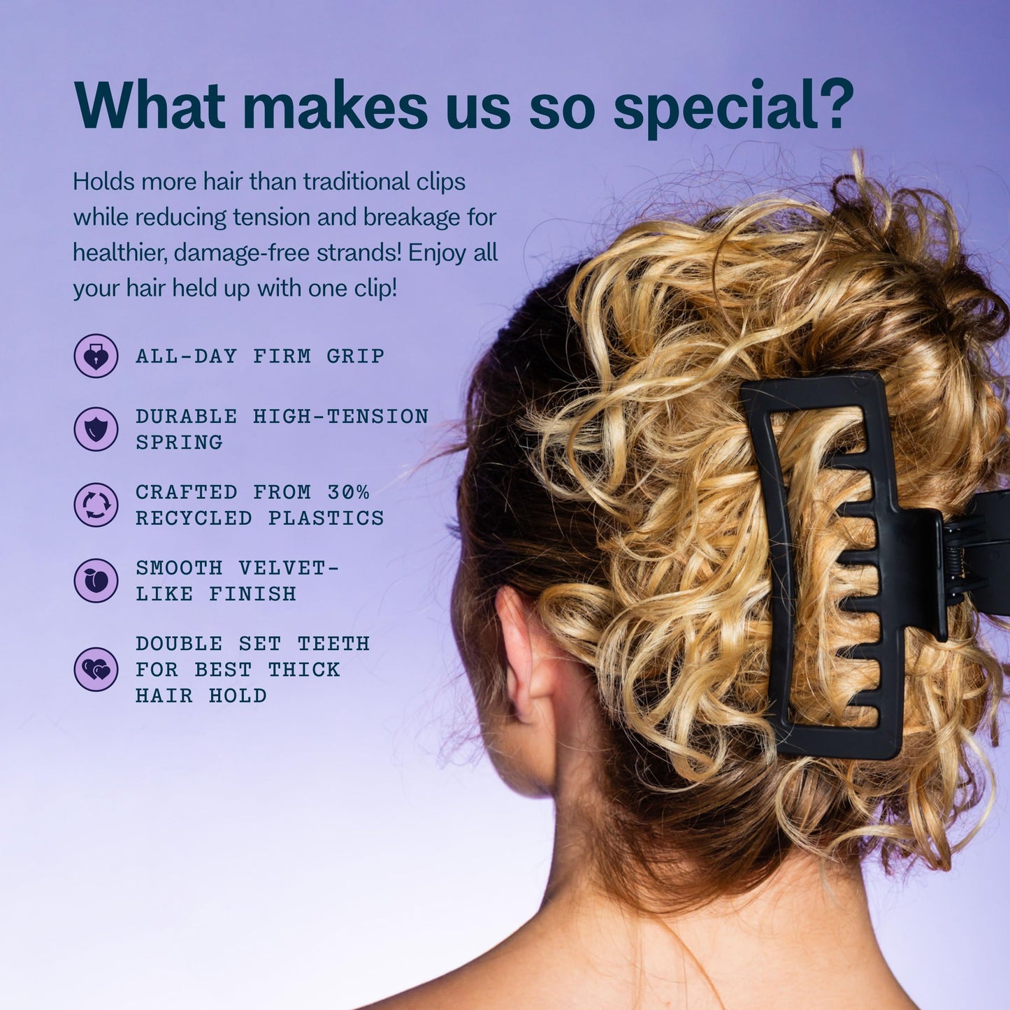 Gimme Beauty Claw Clip Thick Rectangle