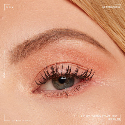 NYX PROFESSIONAL Fill & Fluff Eyebrow Pomade Pencil, Blonde